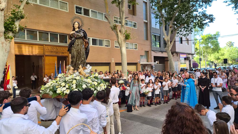 Procesión de la Virgen en Cartagena